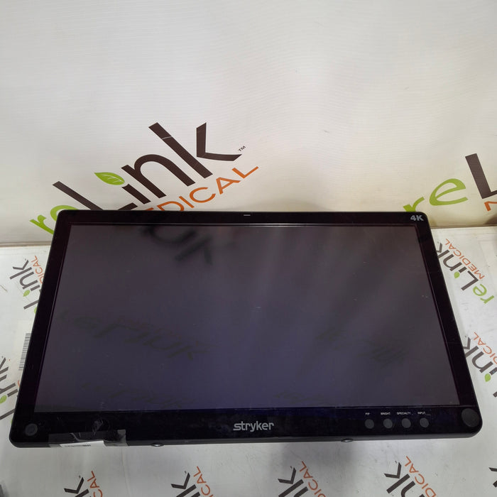 Stryker Stryker 32" 4K Surgical Display Monitor Rigid Endoscopy reLink Medical