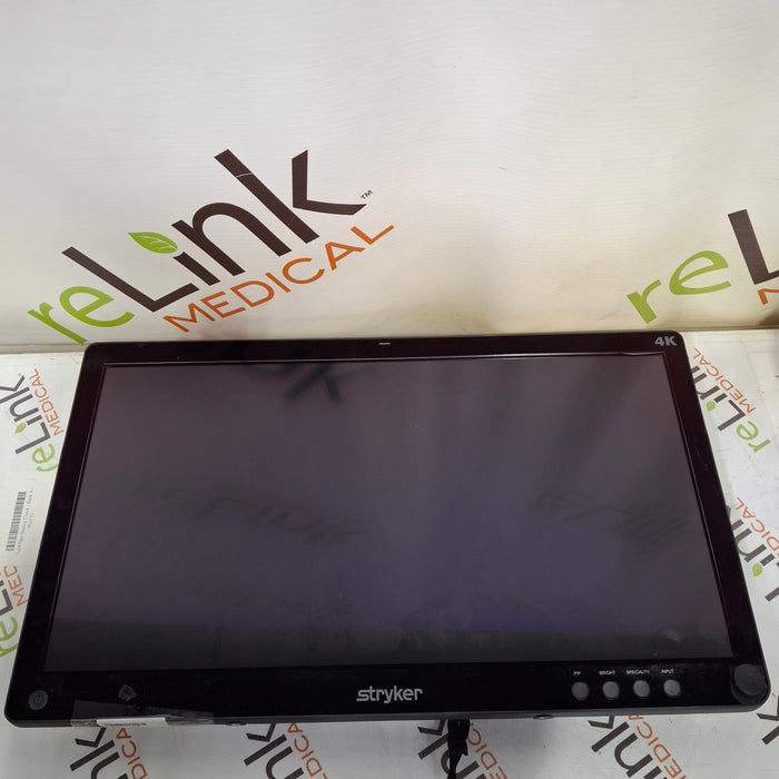 Stryker Stryker 32" 4K Surgical Display Monitor Rigid Endoscopy reLink Medical
