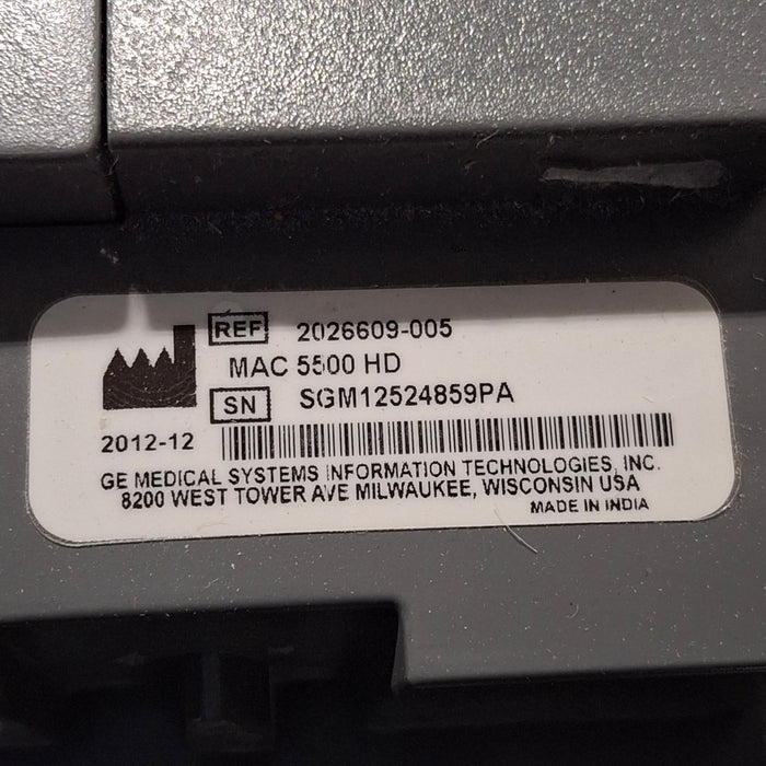 GE Healthcare GE Healthcare MAC 5500 HD ECG without CAM Module Cardiology reLink Medical