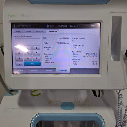 Welch Allyn Welch Allyn Connex 6800 - Nellcor SpO2, SureTemp Vital Signs Monitor Patient Monitors reLink Medical