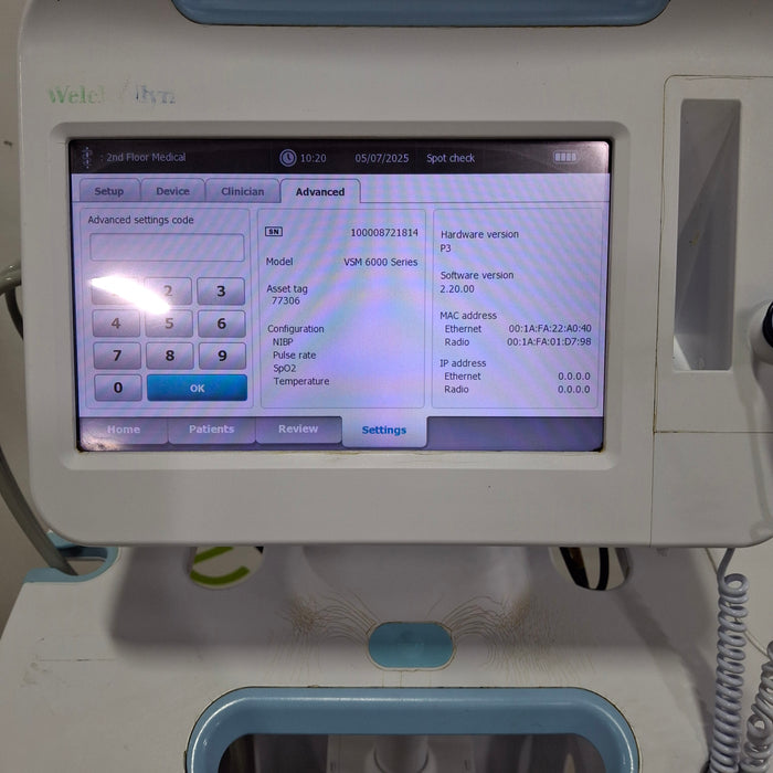 Welch Allyn Welch Allyn Connex 6800 - Nellcor SpO2, SureTemp Vital Signs Monitor Patient Monitors reLink Medical