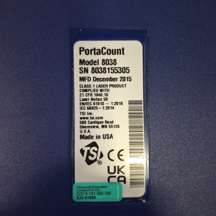 TSI PortaCount 8030 Fit Tester