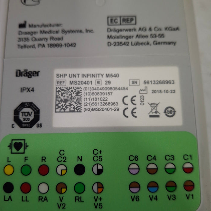 Draeger Medical Draeger Medical Infinity M540 Patient Monitor Patient Monitors reLink Medical