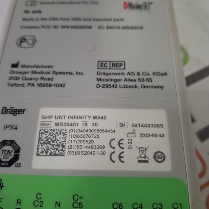 Draeger Medical Draeger Medical Infinity M540 Patient Monitor Patient Monitors reLink Medical
