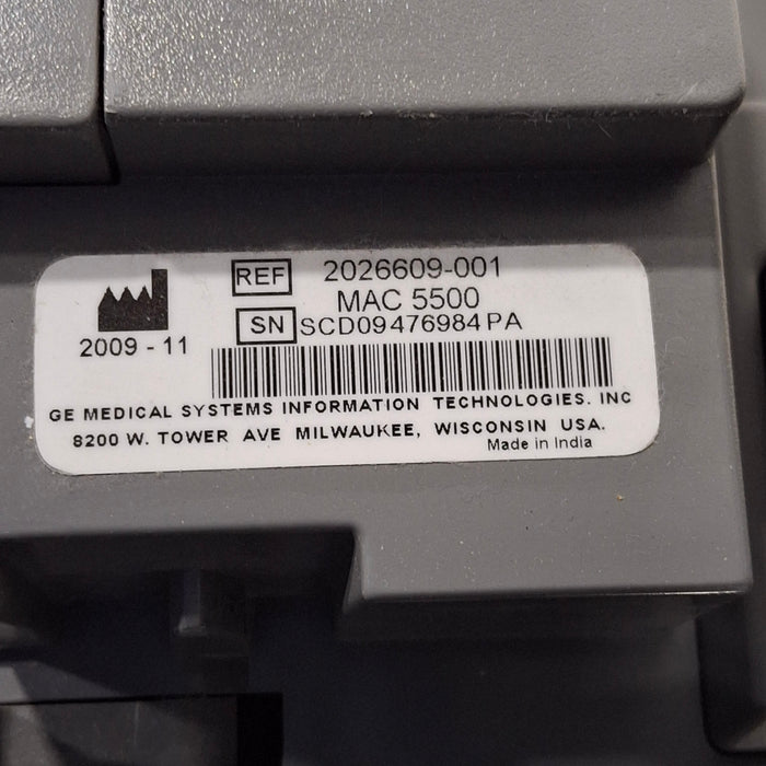 GE Healthcare GE Healthcare MAC 5500 ECG without CAM Module Cardiology reLink Medical