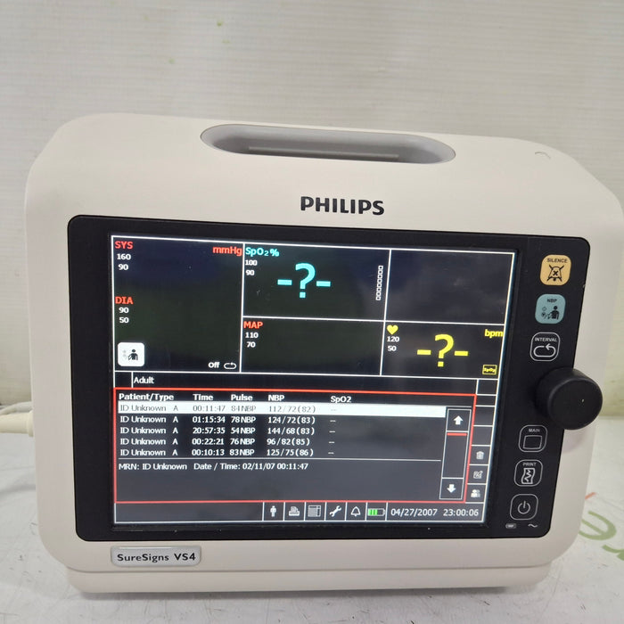 Philips Philips SureSigns VS4 Vital Signs Monitor Patient Monitors reLink Medical