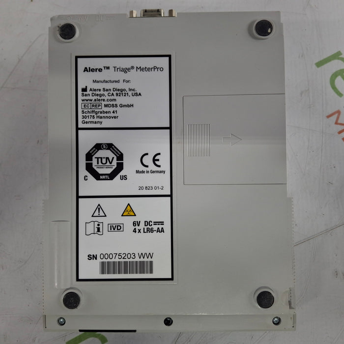 Biosite Inc. Biosite Inc. Triage MeterPro Rapid Testing Platform Research Lab reLink Medical