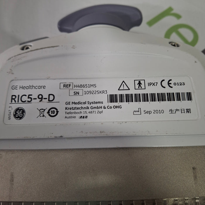 GE Healthcare GE Healthcare RIC5-9-D Micro Convex Transducer Ultrasound Probes reLink Medical