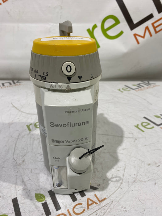 Draeger Medical Vapor 2000 Sevoflurane Vaporizer