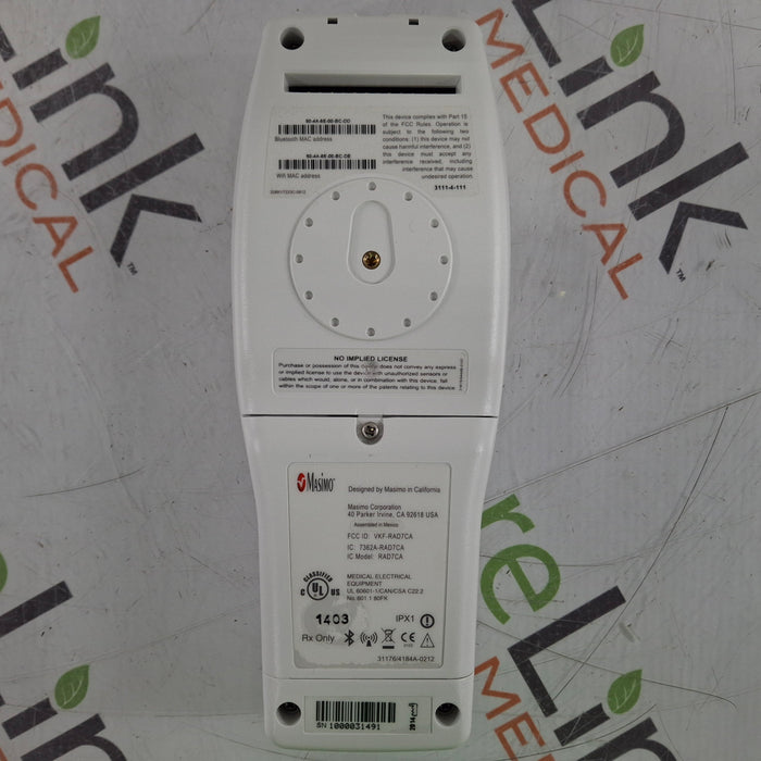 Masimo Radical 7 Pulse Oximeter w/ Base