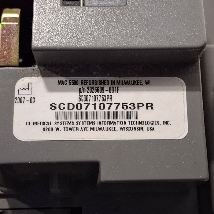 GE Healthcare MAC 5500 ECG without CAM Module