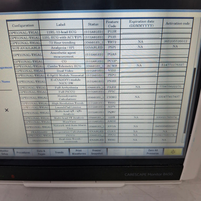 GE Healthcare GE Healthcare Carescape B450 Critical Care Patient Monitor Patient Monitors reLink Medical