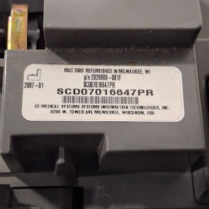 GE Healthcare GE Healthcare MAC 5500 ECG without CAM Module Cardiology reLink Medical