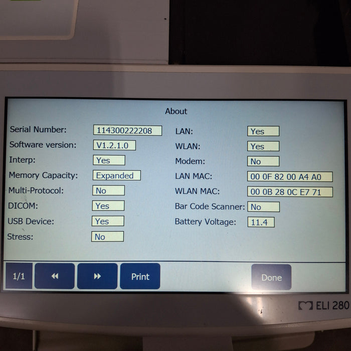 Mortara Mortara Eli 280 ECG Cardiology reLink Medical