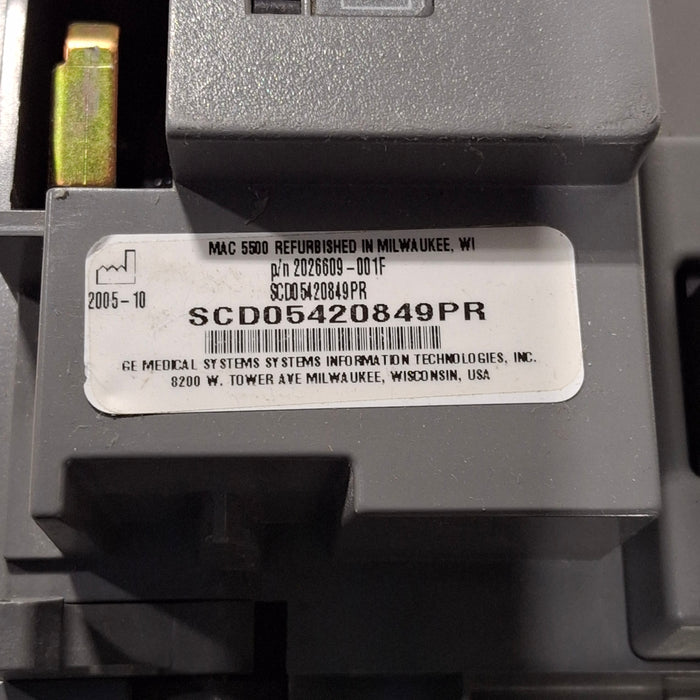 GE Healthcare GE Healthcare MAC 5500 ECG without CAM Module Cardiology reLink Medical