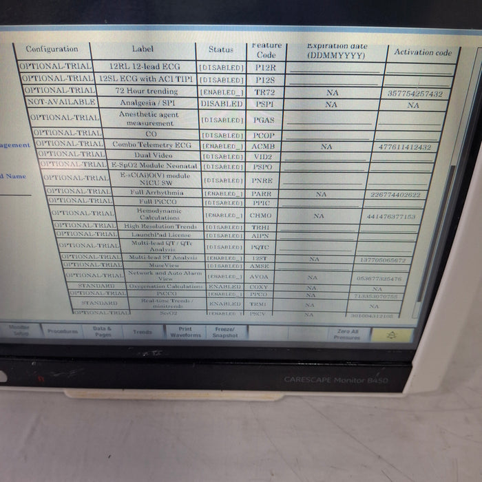 GE Healthcare GE Healthcare Carescape B450 Patient Monitor Patient Monitors reLink Medical