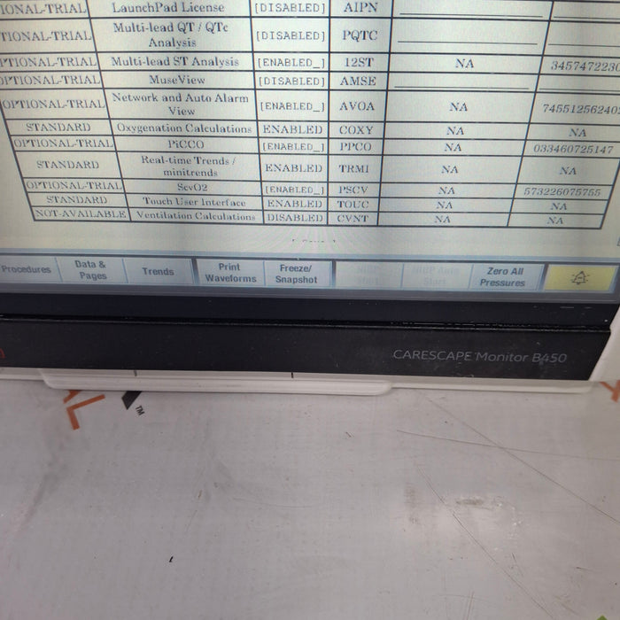 GE Healthcare GE Healthcare Carescape B450 Patient Monitor Patient Monitors reLink Medical