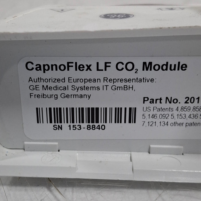 GE Healthcare GE Healthcare Capnoflex LF CO2 Module Patient Monitors reLink Medical