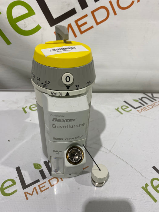 Draeger Medical Vapor 2000 Sevoflurane Vaporizer