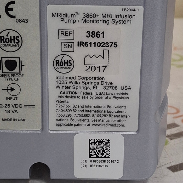 Iradimed Iradimed MRidium 3860+ w/3861 MRI Infusion Pump Infusion Pump reLink Medical