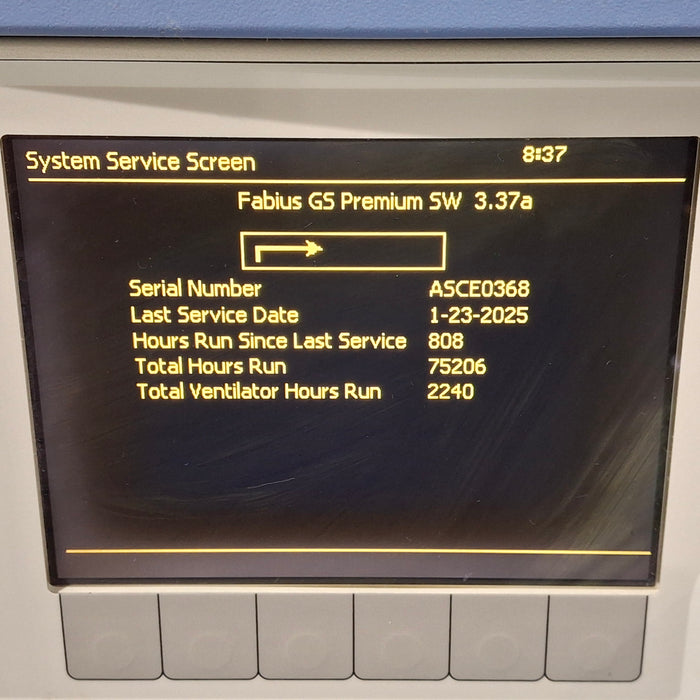 Draeger Medical Fabius GS Premium Anesthesia Machine