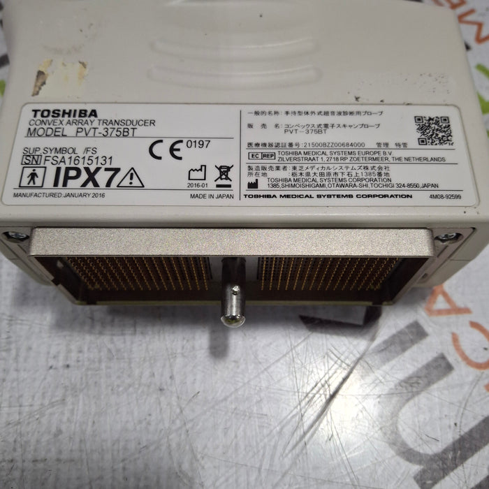 Toshiba Toshiba PVT-375BT Convex Transducer Ultrasound Probes reLink Medical