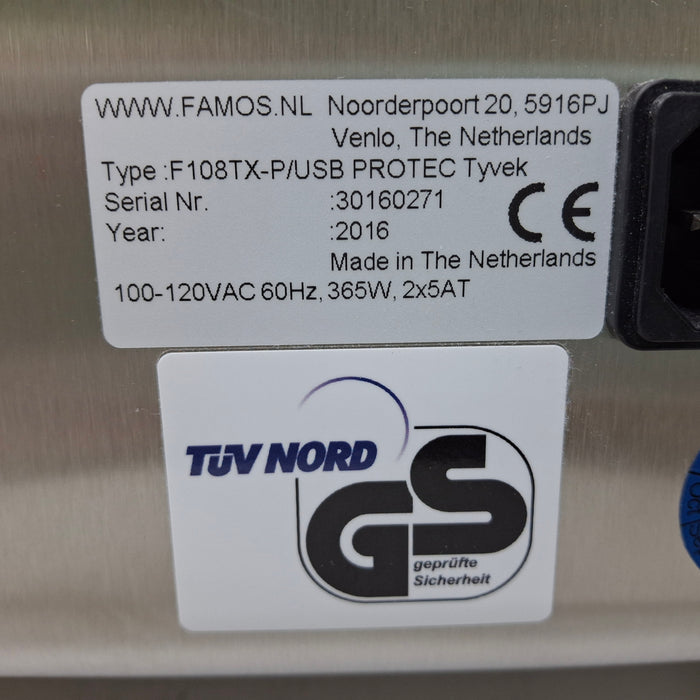 Famos Famos F108TX-P/USB Rotating Heat Sealer Surgical Equipment reLink Medical