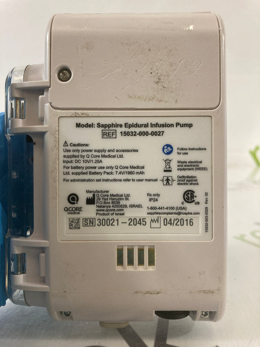 QCore Medical QCore Medical Sapphire Epidural Infusion Pump Infusion Pump reLink Medical