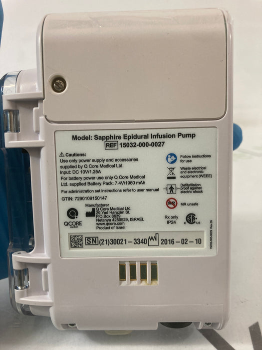 QCore Medical QCore Medical Sapphire Epidural Infusion Pump Infusion Pump reLink Medical