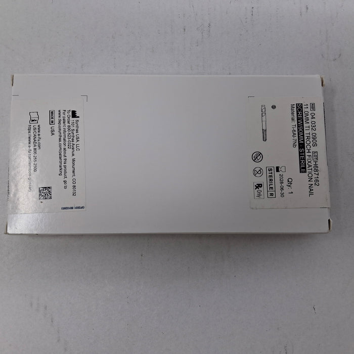 DePuy 04.032.090S 11mm TI Troch Fixation Nail Screw/90mm