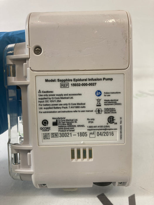 QCore Medical QCore Medical Sapphire Epidural Infusion Pump Infusion Pump reLink Medical