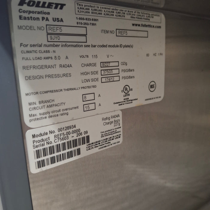 Follett Corp Follett Corp REF5 Freezer Research Lab reLink Medical