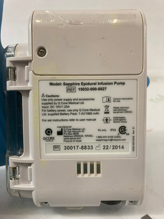 QCore Medical QCore Medical Sapphire Epidural Infusion Pump Infusion Pump reLink Medical