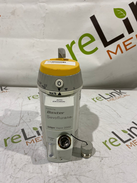 Draeger Medical Vapor 2000 Sevoflurane Vaporizer