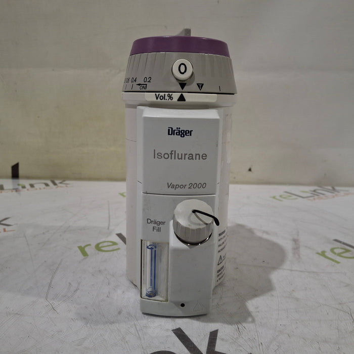 Draeger Medical Draeger Medical Vapor 2000 Isoflurane Vaporizer Anesthesia reLink Medical