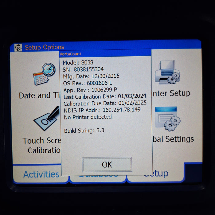 TSI TSI PortaCount Pro+ 8038 Fit Tester Test Equipment reLink Medical