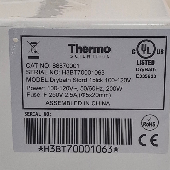 Thermo Scientific Thermo Scientific Drybath Block Heater Research Lab reLink Medical