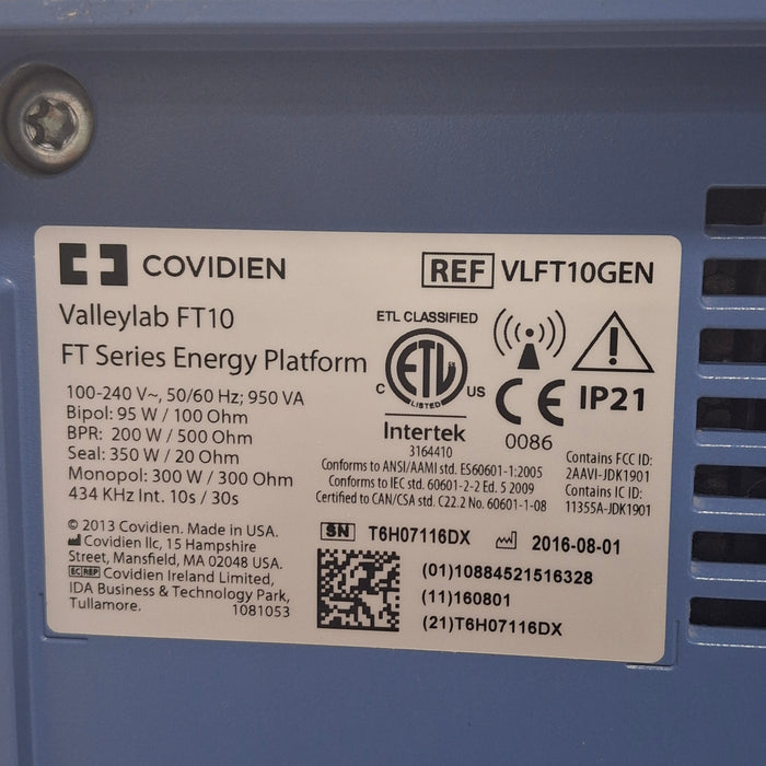 Valleylab Valleylab FT10 Electrosurgical Unit Electrosurgical Units reLink Medical