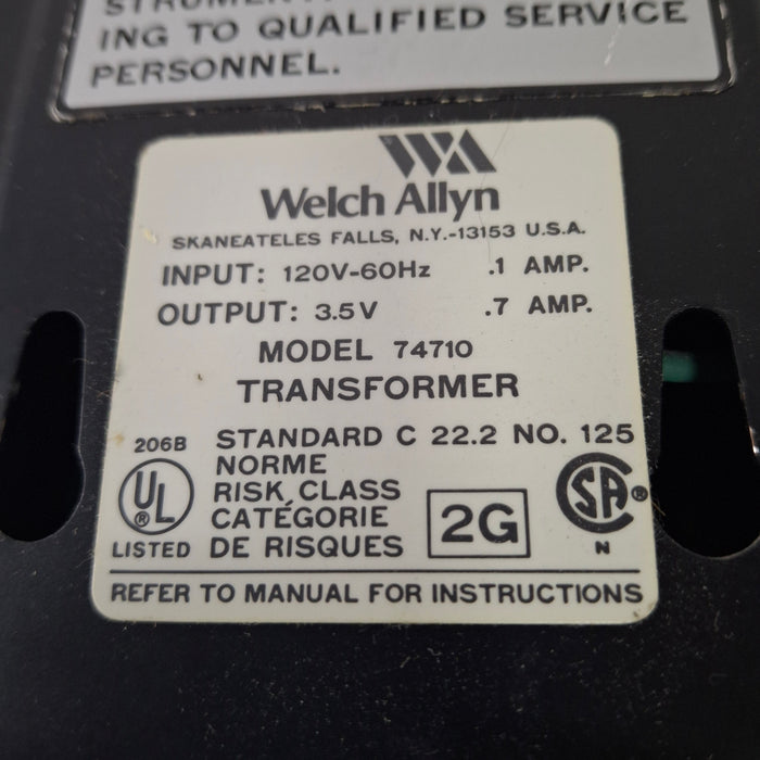 Welch Allyn Welch Allyn 74710 Transformer Otoscope Ophthalmoscope Diagnostic Exam Equipment reLink Medical