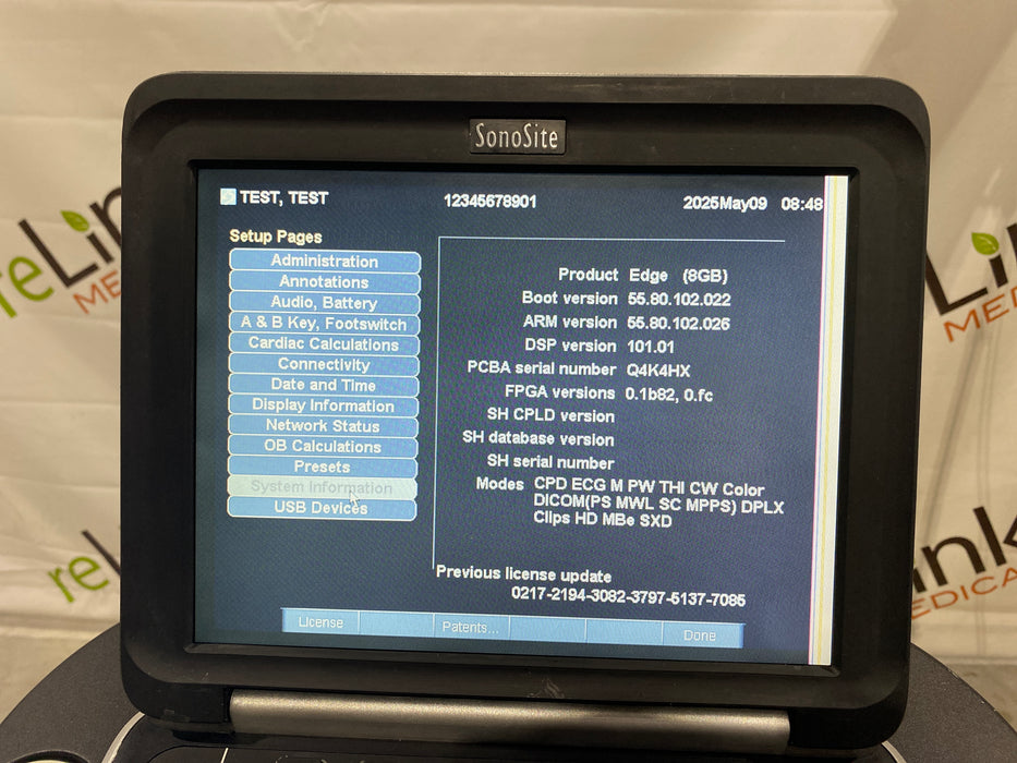 Sonosite Sonosite Edge Ultrasound Ultrasound reLink Medical