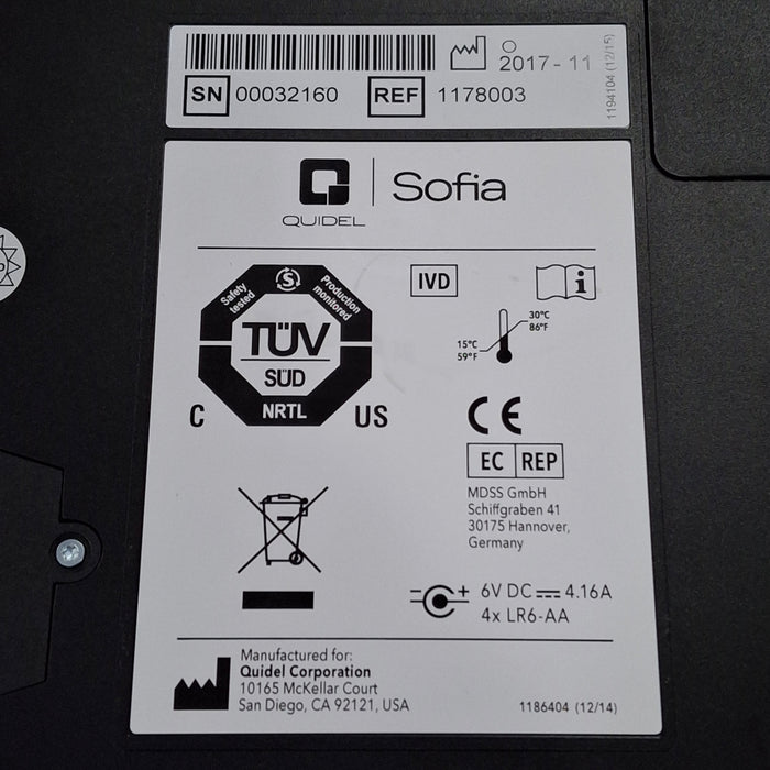 Quidel Quidel Sofia Immunoassay Analyzer Clinical Lab reLink Medical