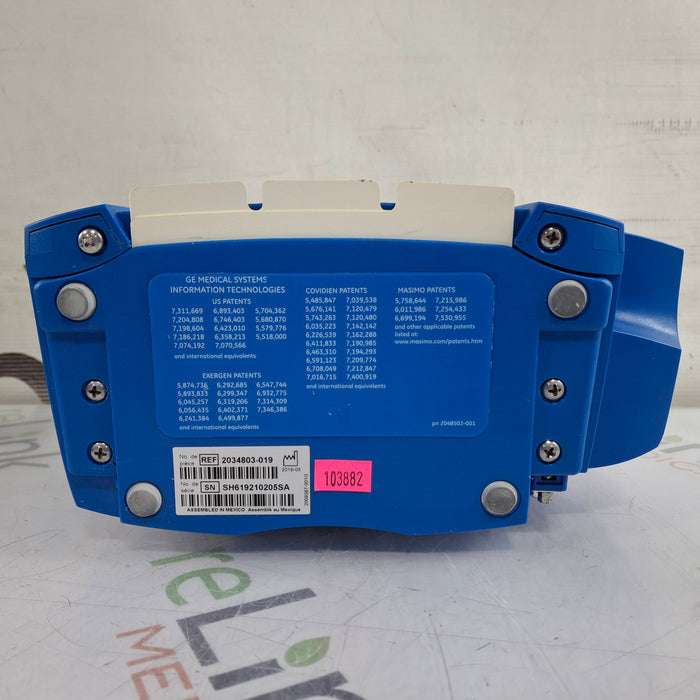 GE Healthcare Dinamap V100 - NIBP, SpO2, Temp Vital Signs Monitor