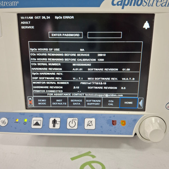 Oridion Capnostream 20P Capnography Monitor