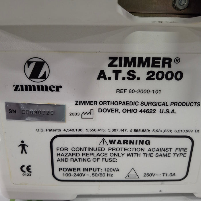 Zimmer ATS 2000 Automatic Tourniquet System