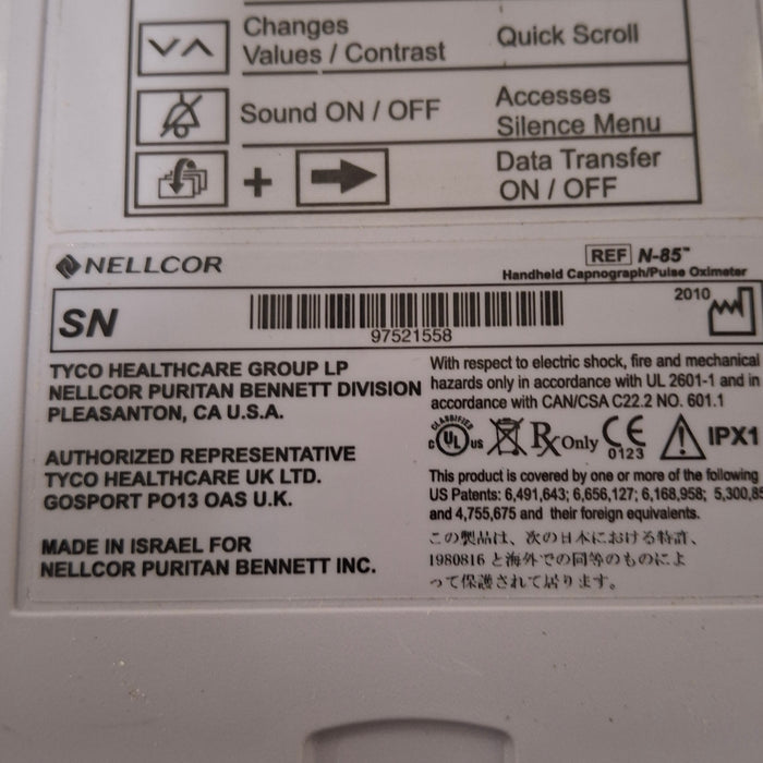 Nellcor Nellcor N-85 Pulse Oximeter Patient Monitors reLink Medical