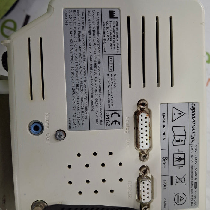 Oridion Oridion Capnostream 20P Capnography Monitor Patient Monitors reLink Medical