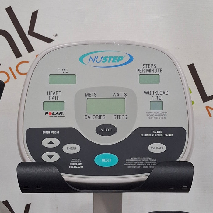 NuStep, Inc. NuStep, Inc. TRS 4000 Recumbent Cross Trainer Fitness and Rehab Equipment reLink Medical