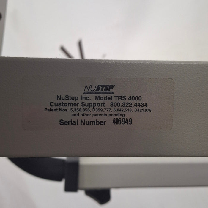 NuStep, Inc. NuStep, Inc. TRS 4000 Recumbent Cross Trainer Fitness and Rehab Equipment reLink Medical