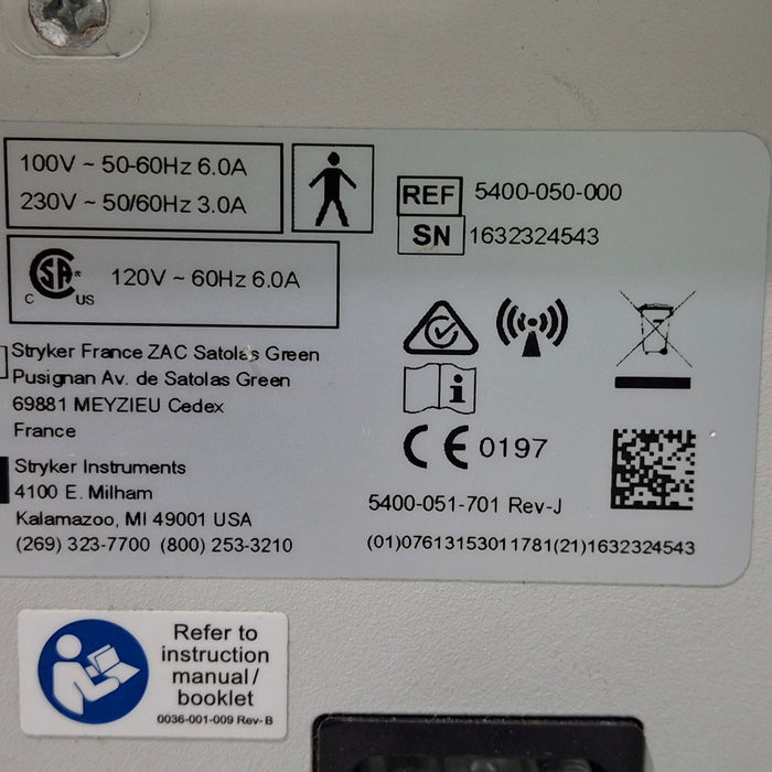 Stryker Stryker 5400-050 Core Powered Instrument Driver Surgical Power Instruments reLink Medical