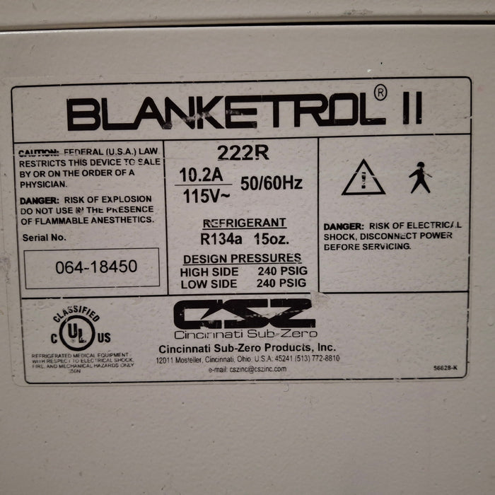 Cincinnati Sub-Zero CSZ Cincinnati Sub-Zero CSZ Blanketrol II Hyper/Hyporthermia Unit Temperature Control Units reLink Medical